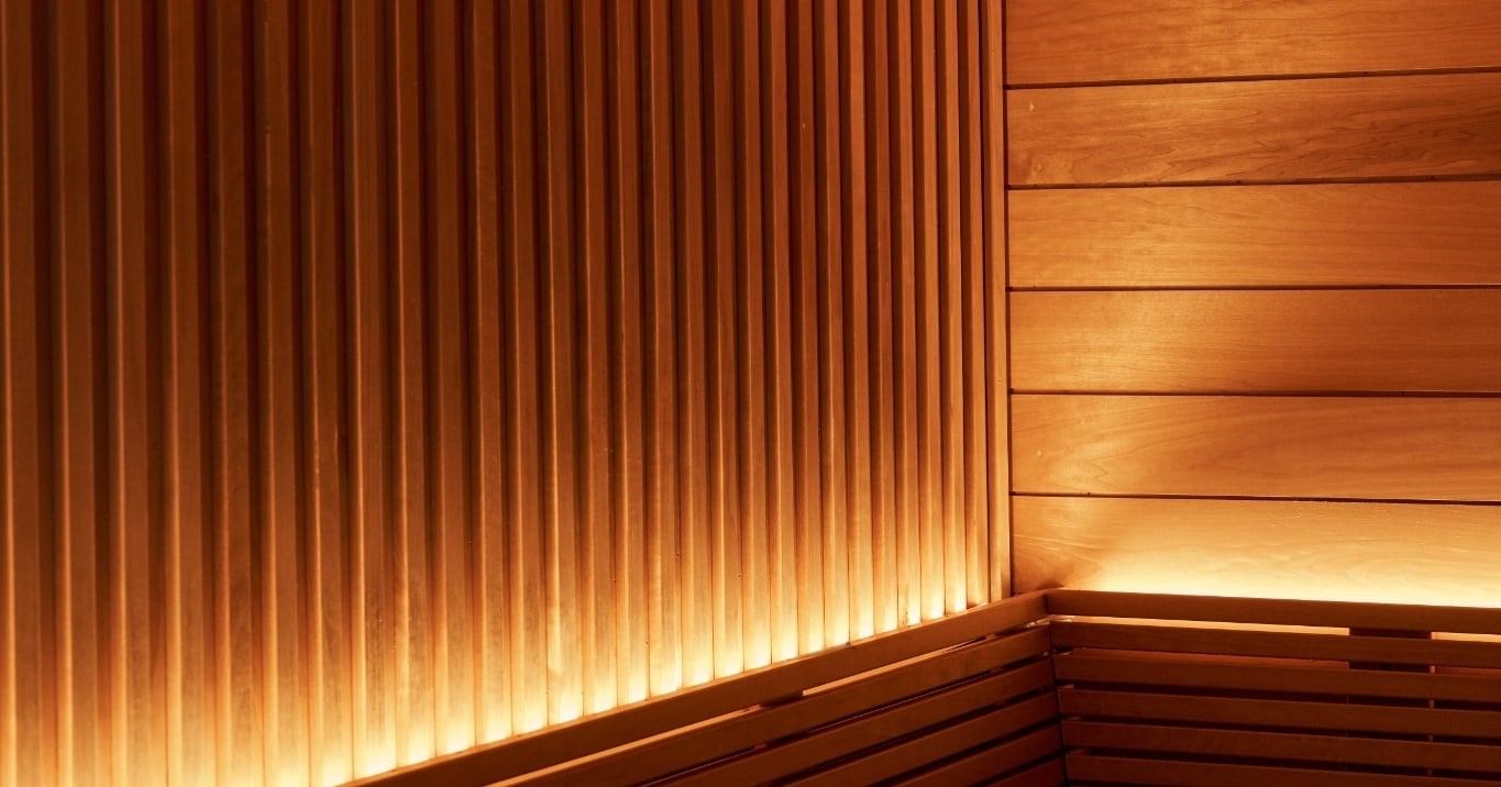 Image of a heated, relaxing Sauna